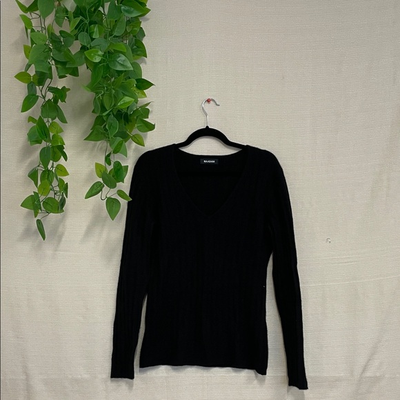 NAADAM Tops - NAADAM Black Long Sleeve Top